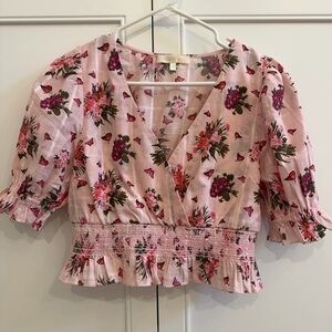 LoveShackFancy Pink Floral 2 Piece Set